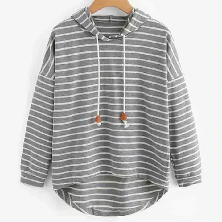 Stilla | Bekvem Dame Sweatshirt Med Hætte