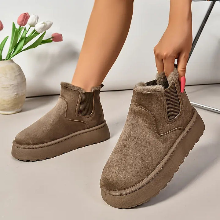 Stilla | Dame Støvler Polarfoder, Slip On, Hyggelige