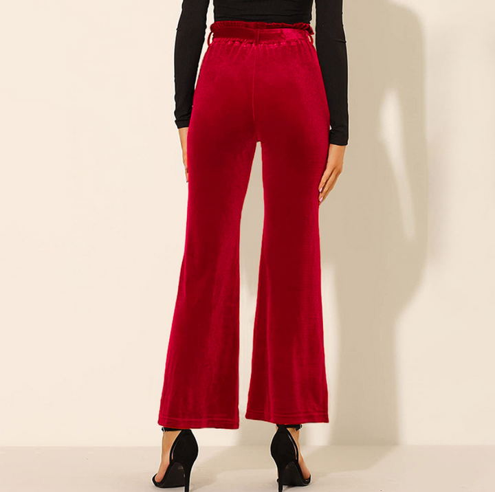 Stilla | Elegant højtaljet bukser til foråret Enfarvet med komfortable lommer, forår og til kvinder