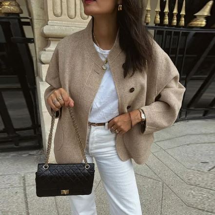Stilla | Elegant Frakke Lavet Af Uld