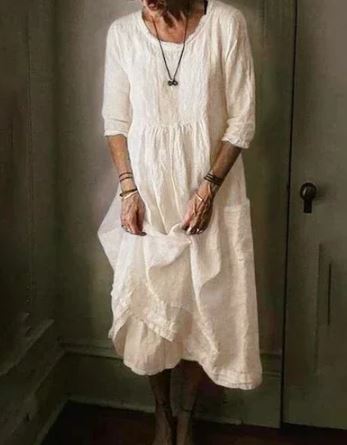 Stilla | Oversized Kjole Til Damer I Linned Og Bomuld