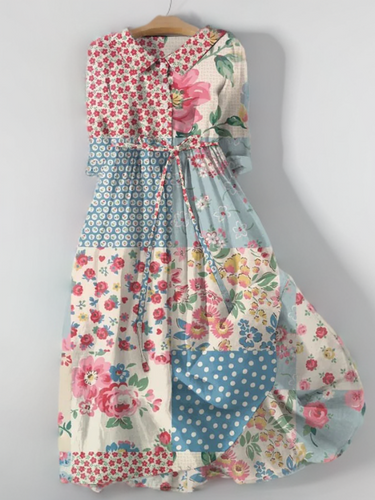 Stilla | Løs Blomsterkjole I Boheme Stil