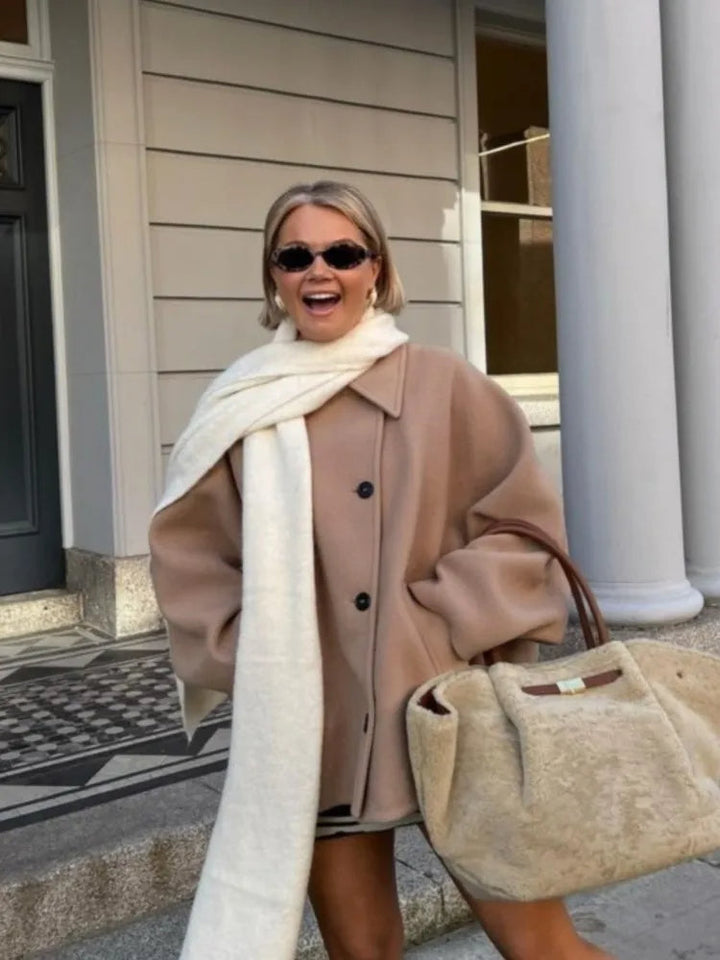 Stilla | Oversized Jakke Med Lommer