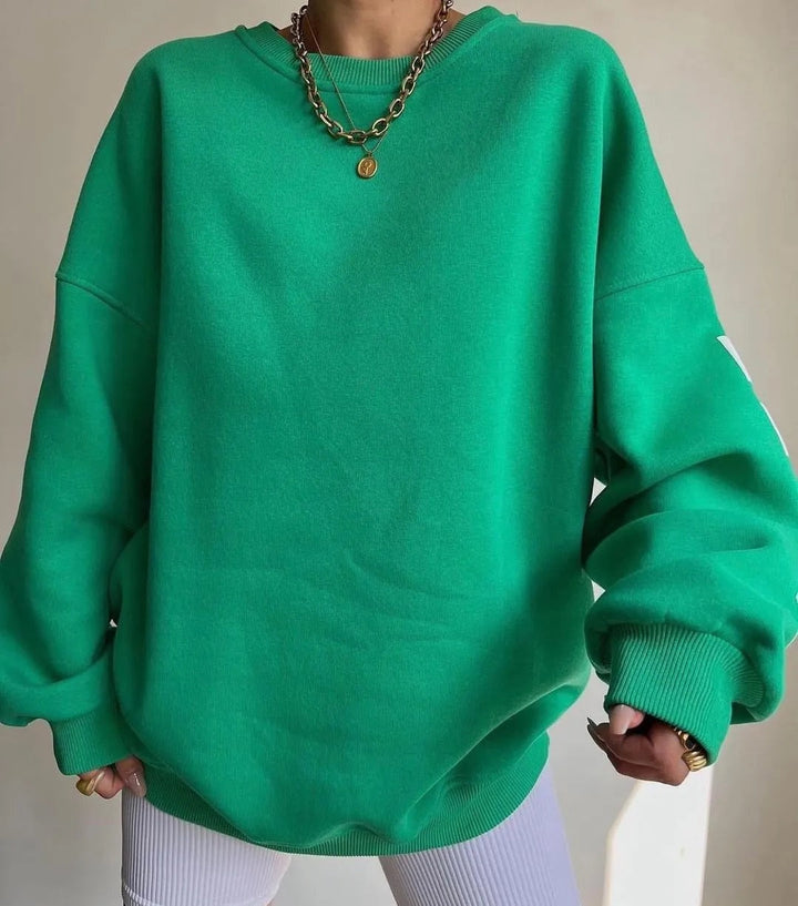 Stilla | Casual Sweatshirt Med Bogstavtryk