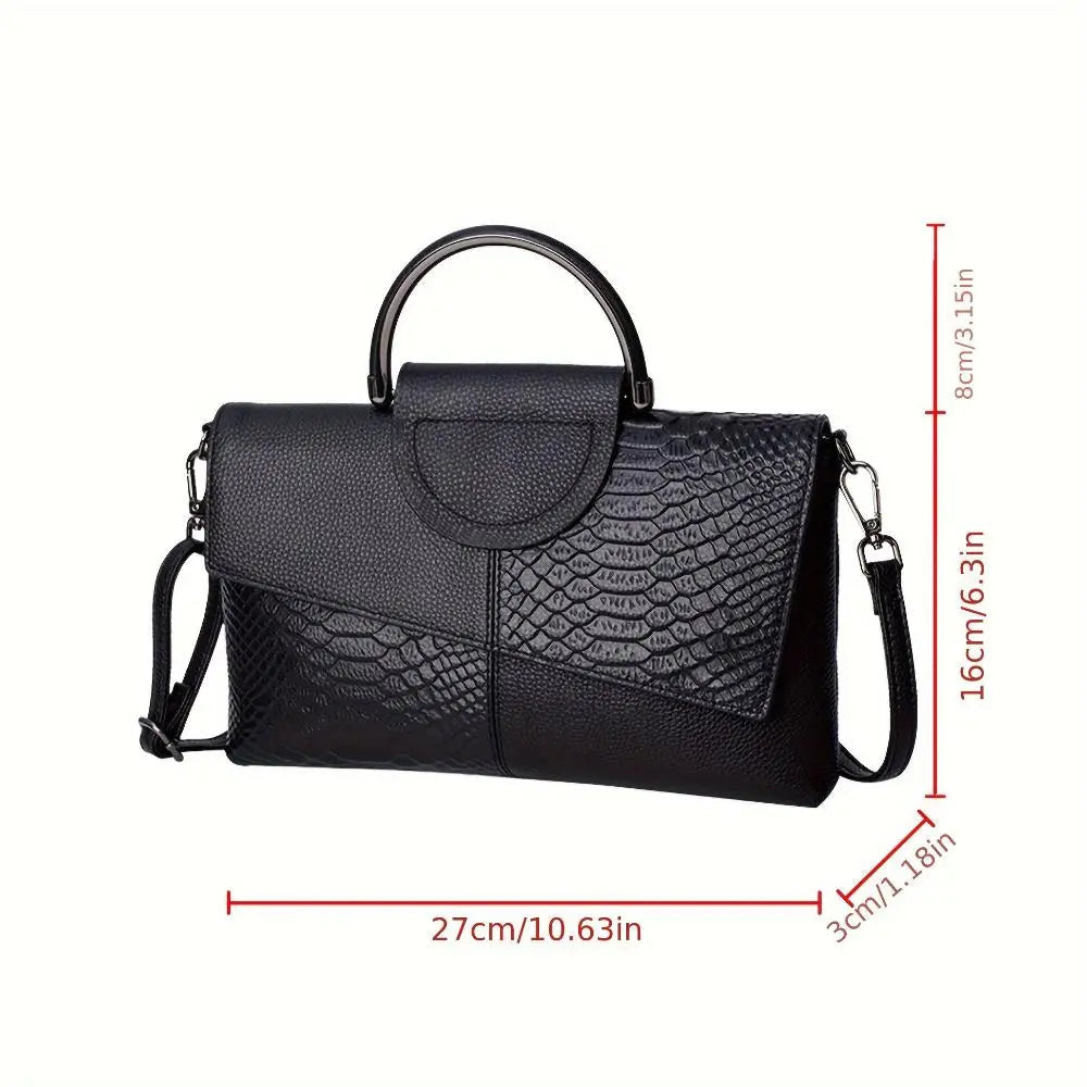 Stilla | Croc Embossed Luxury Bag