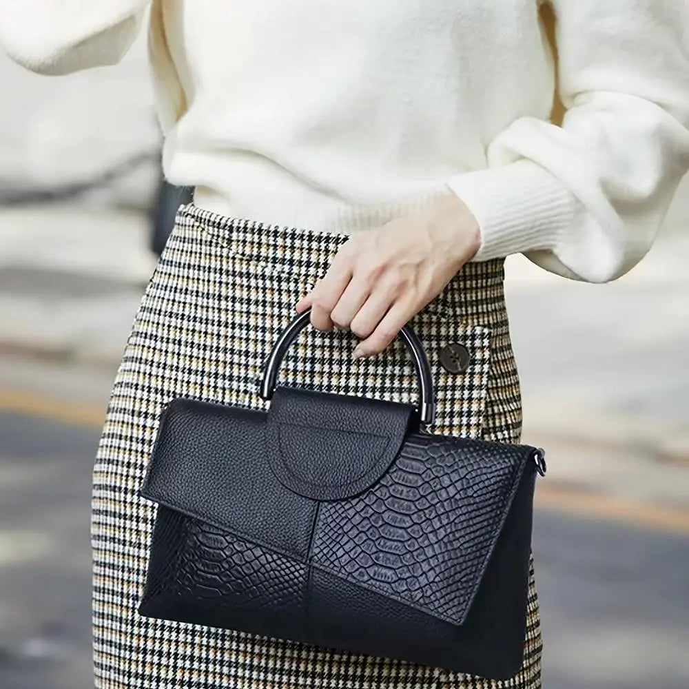 Stilla | Croc Embossed Luxury Bag