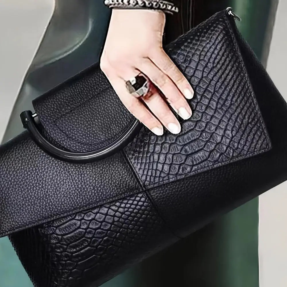 Stilla | Croc Embossed Luxury Bag