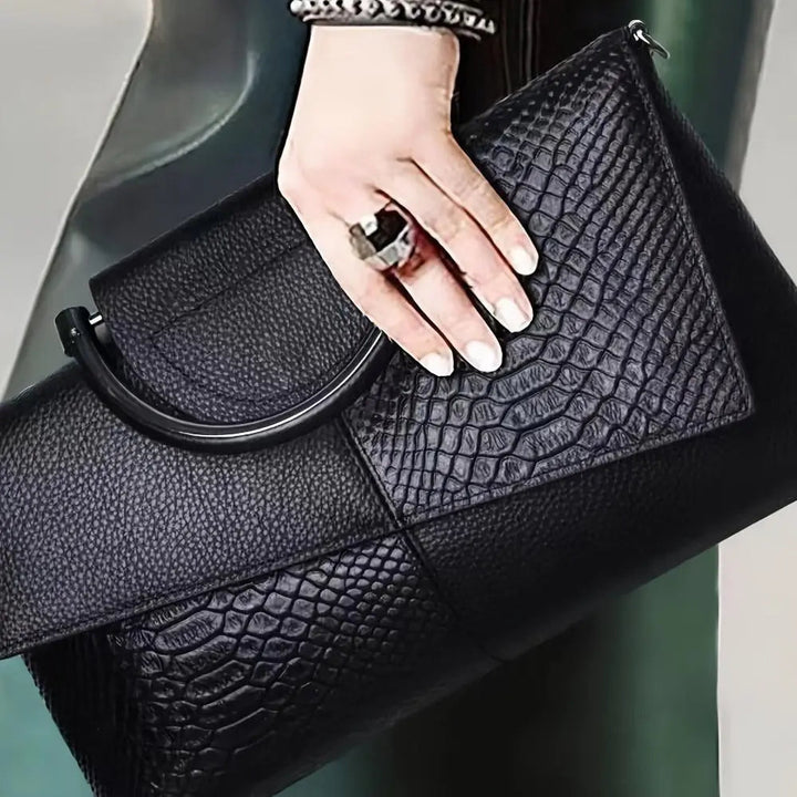 Stilla | Croc Embossed Luxury Bag