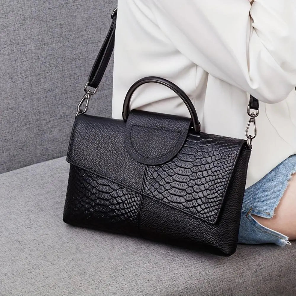 Stilla | Croc Embossed Luxury Bag