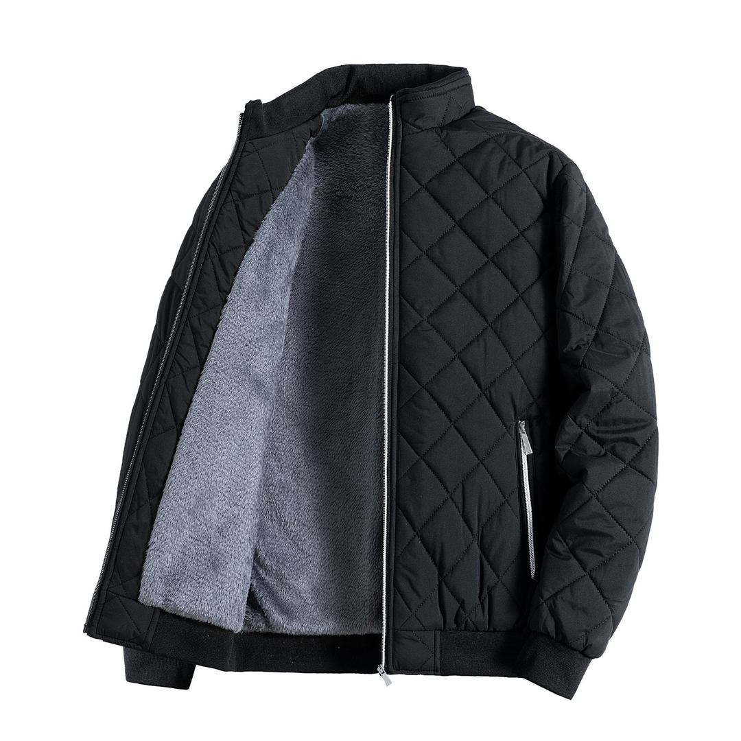 Stilla | Varm Fleece Puffer Jakke til Herrer Fritids Vinterstil