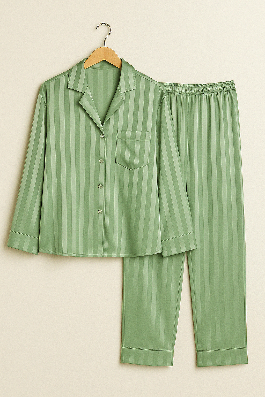 Stilla | Stribet Pyjama Sæt