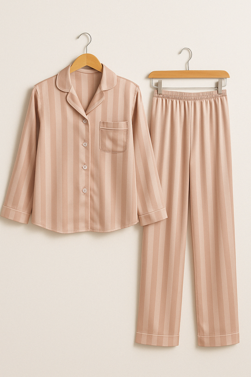 Stilla | Stribet Pyjama Sæt