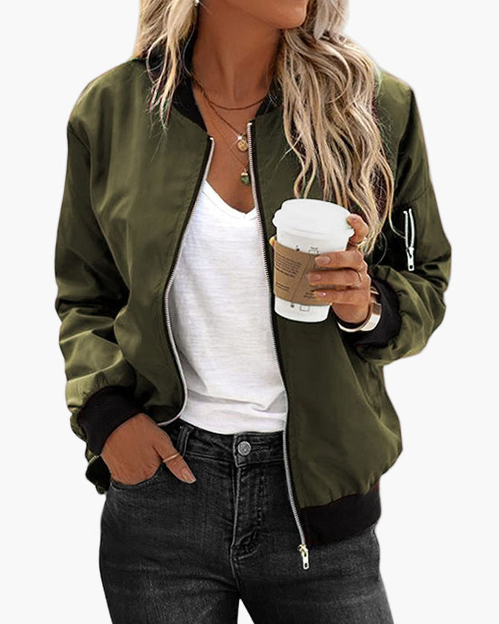 Stilla | Bomberjakke Casual Streetwear - Klassisk Hverdagsstil til Fritid Og Udgang