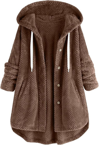 Stilla | Oversize Frakke Varm Damfrakke Med Fleece For, Stilfuld Og Behagelig