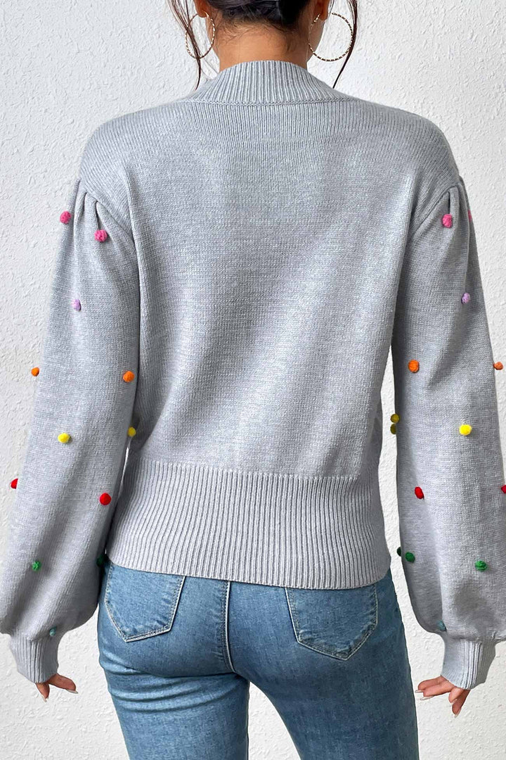 Stilla | Pullover i Farverigt Uldgarn
