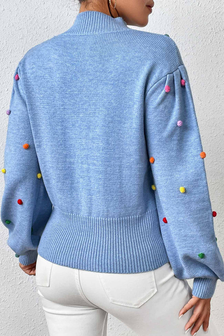 Stilla | Pullover i Farverigt Uldgarn