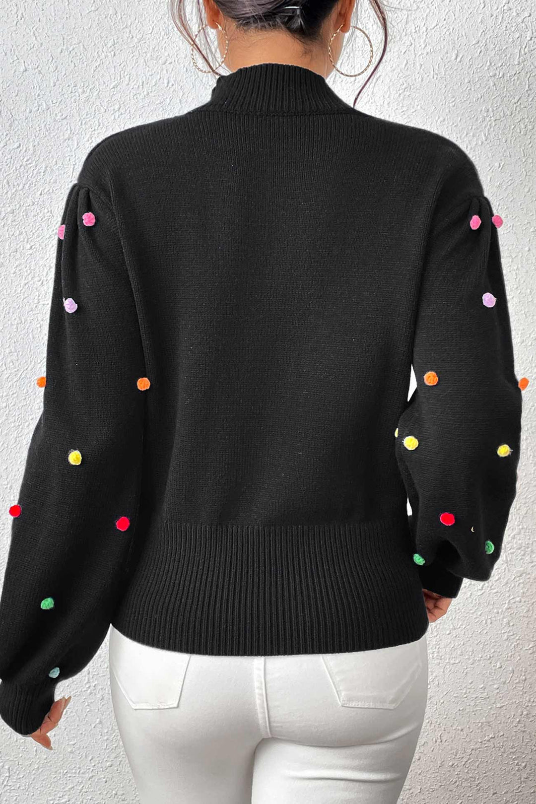 Stilla | Pullover i Farverigt Uldgarn
