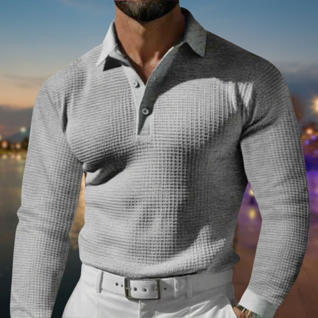 Stilla | Polo Sweatshirt - Herretøj Casual Bomuld