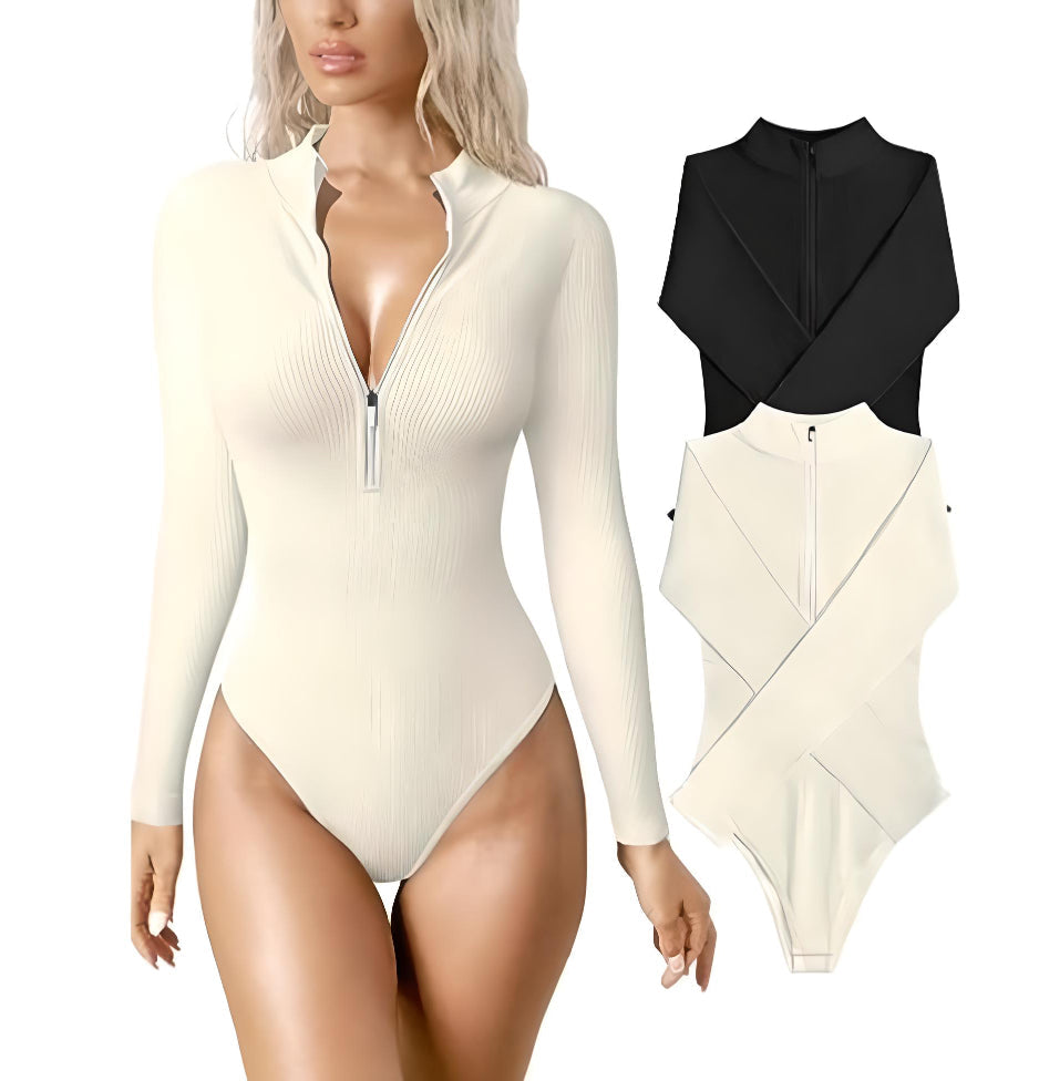 Stilla | Lynlås Bodycon i Elasthan