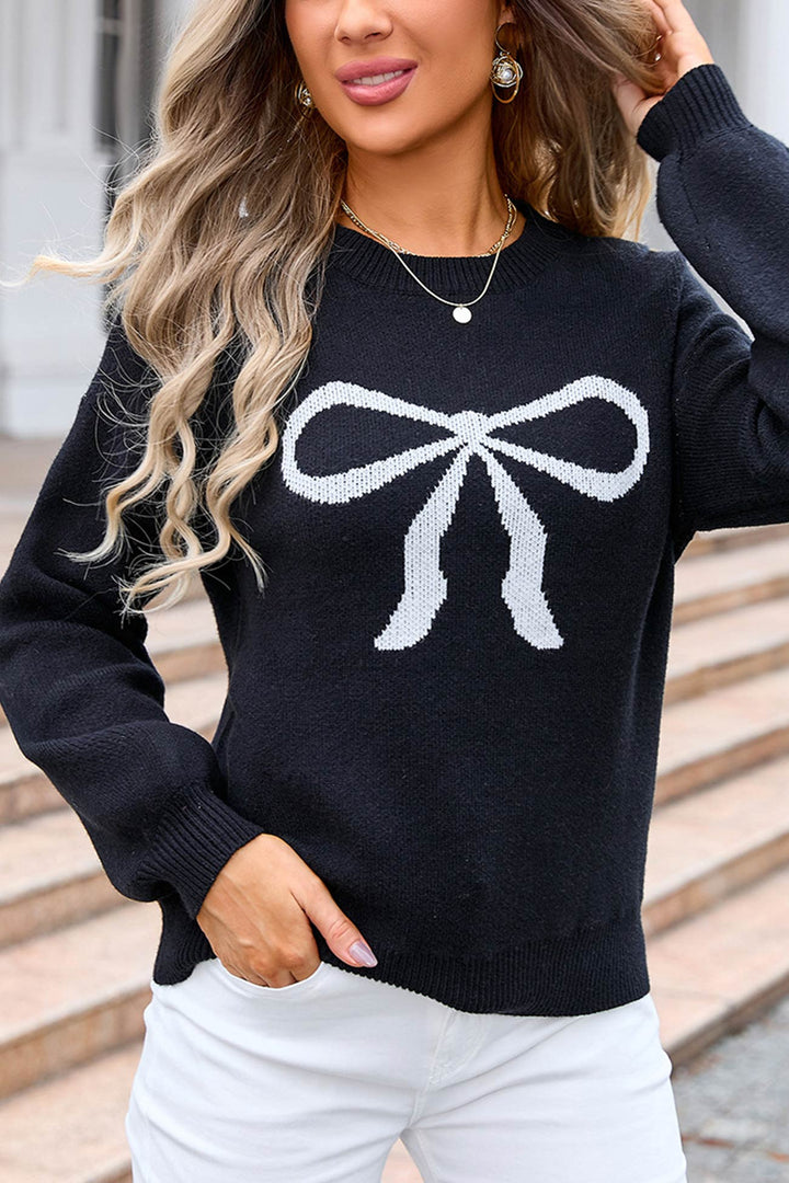 Stilla | Pullover med knudemønster