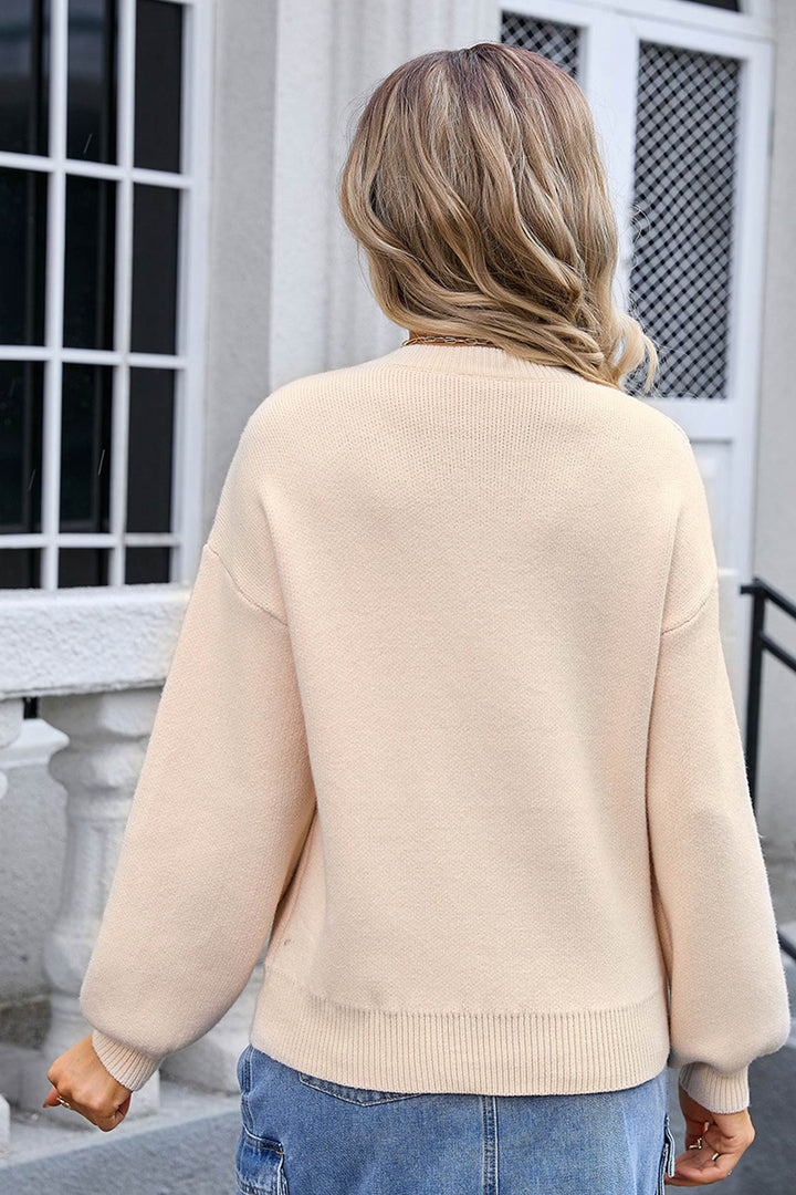 Stilla | Pullover med knudemønster