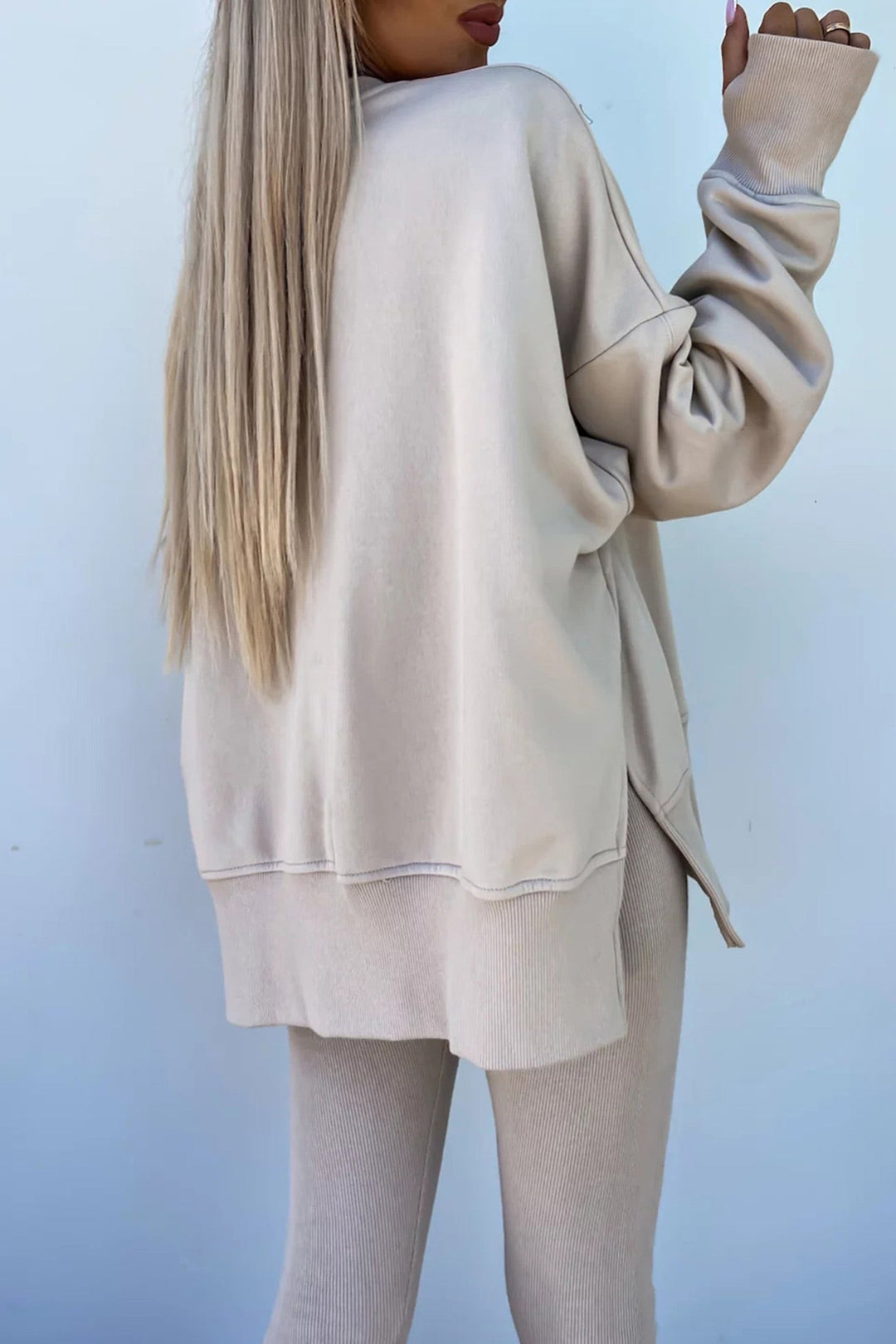 Stilla | Kostumer Leggings Sweatshirt Med Rund Halsudskæring