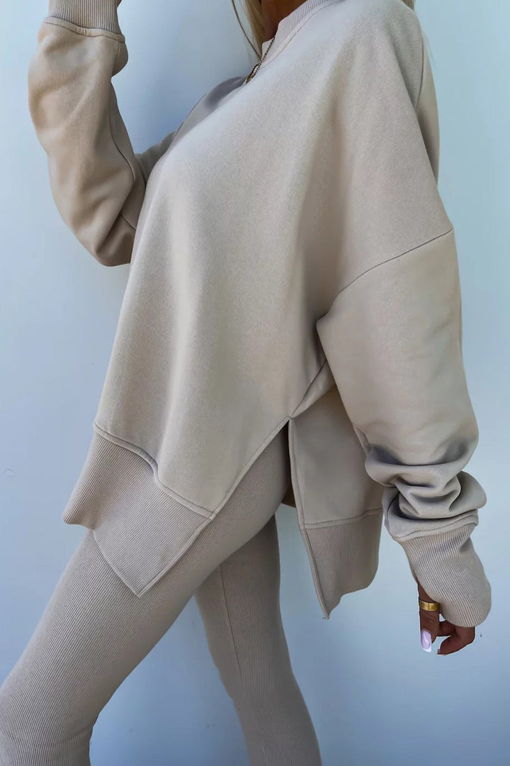 Stilla | Kostumer Leggings Sweatshirt Med Rund Halsudskæring