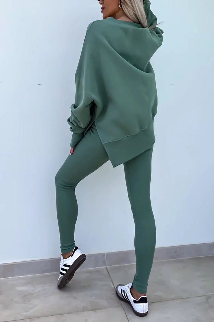 Stilla | Kostumer Leggings Sweatshirt Med Rund Halsudskæring