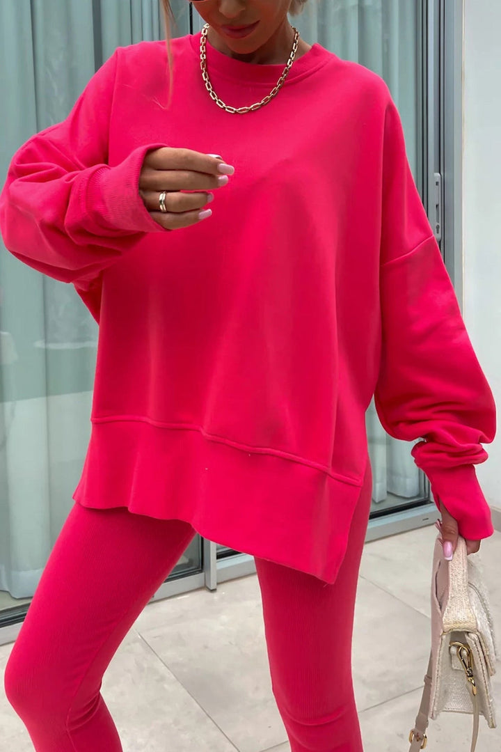 Stilla | Kostumer Leggings Sweatshirt Med Rund Halsudskæring