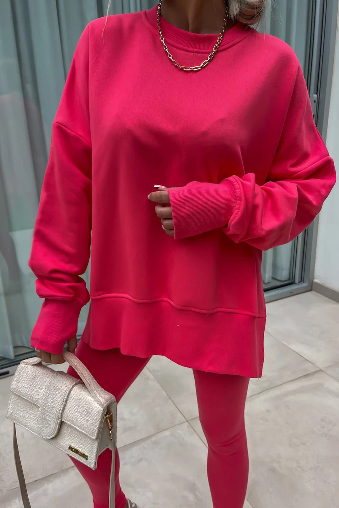 Stilla | Kostumer Leggings Sweatshirt Med Rund Halsudskæring