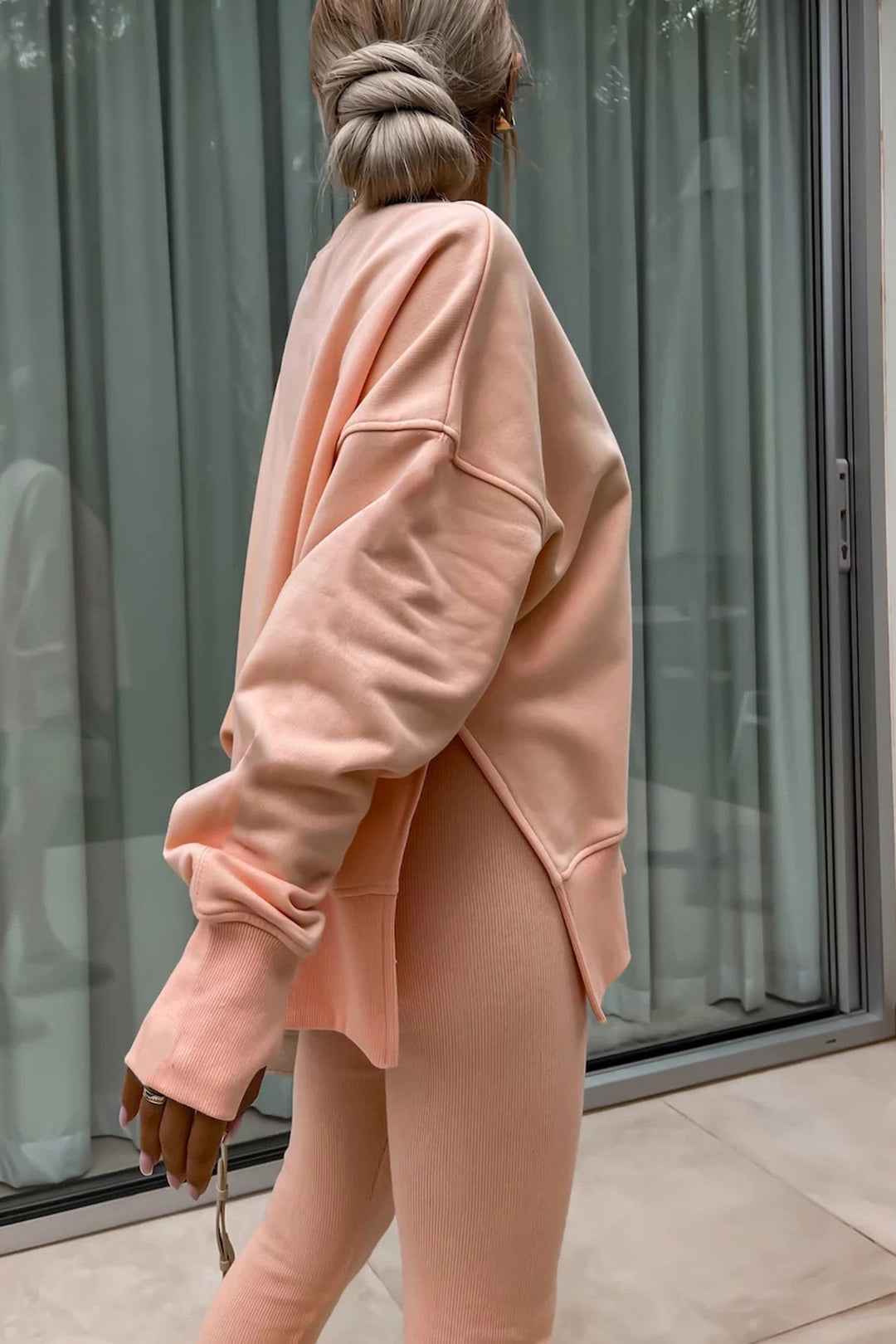 Stilla | Kostumer Leggings Sweatshirt Med Rund Halsudskæring