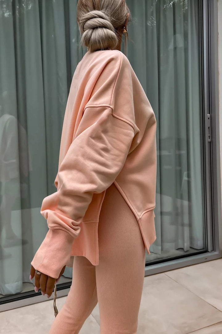 Stilla | Kostumer Leggings Sweatshirt Med Rund Halsudskæring