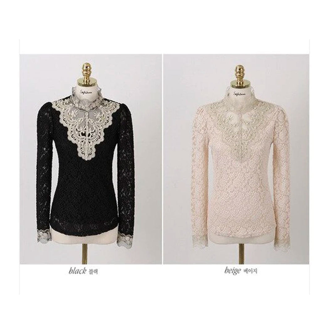 Stilla | Bluse til Kvinder med Stilfuld Broderi