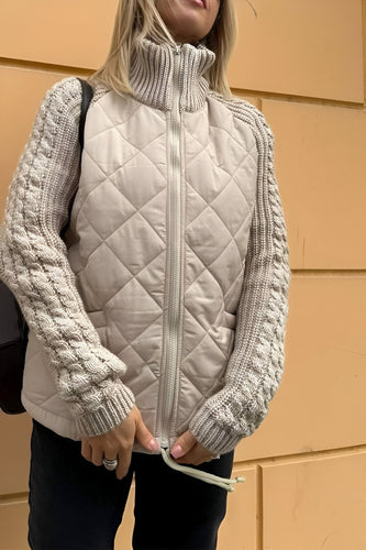 Stilla | Zip-jakke Af Patchwork-strik