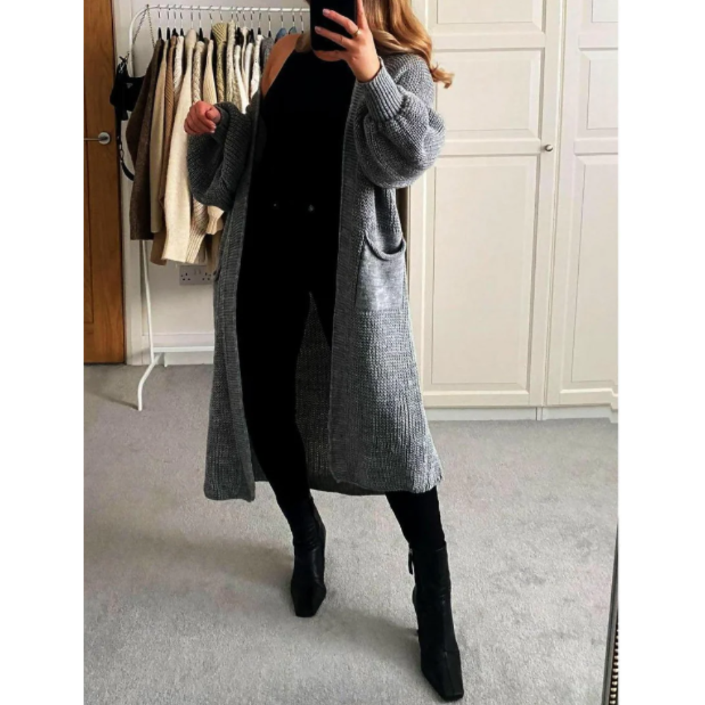 Stilla | Maxi Strikjakke