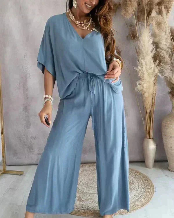 Stilla | 2-delt Afslappet Loungewear Sæt