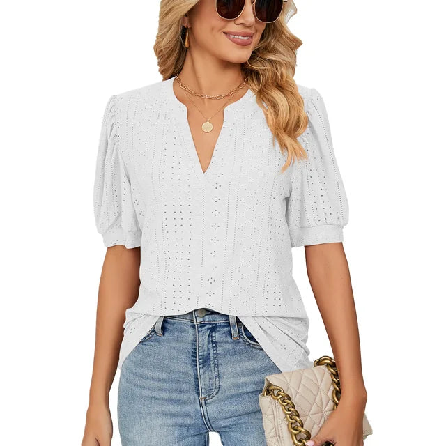 Stilla | Dame Bluse V Udsnit