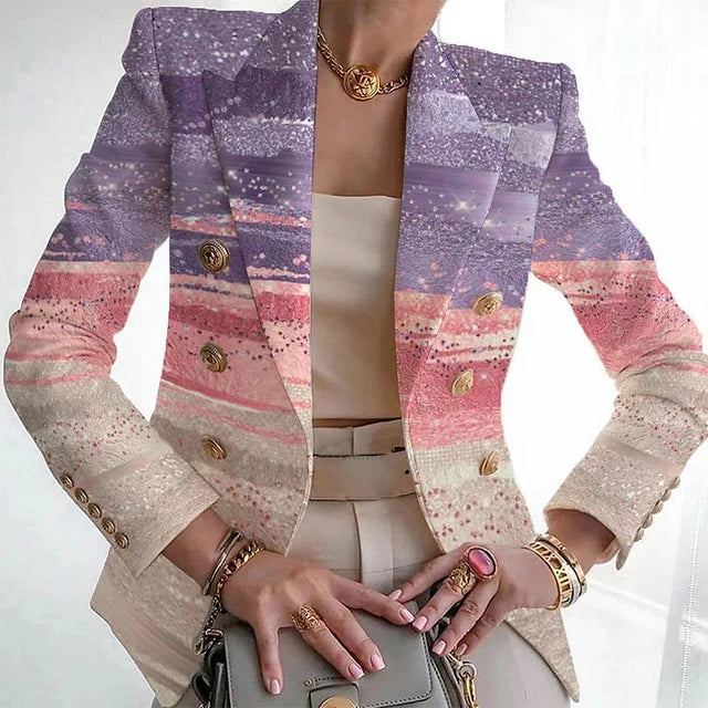 Stilla | Smart Mønstret Blazer