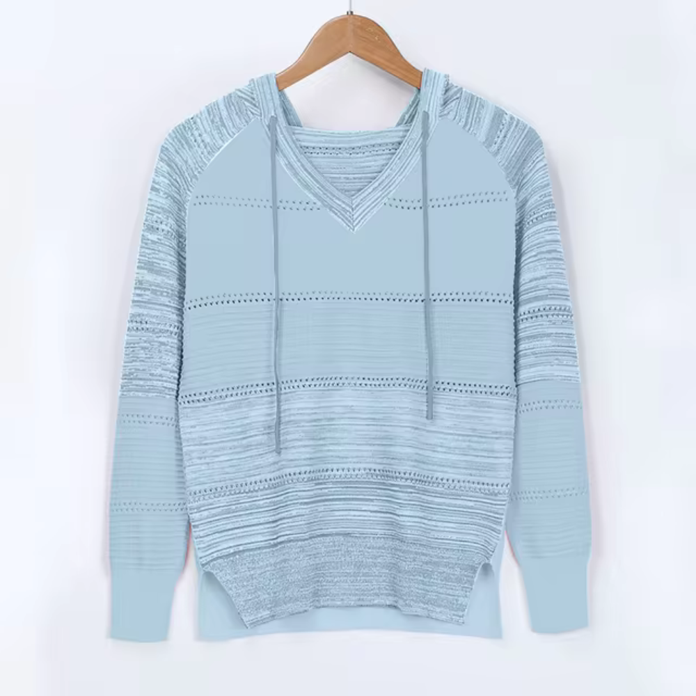 Stilla | Stribet Pullover med Løst Design