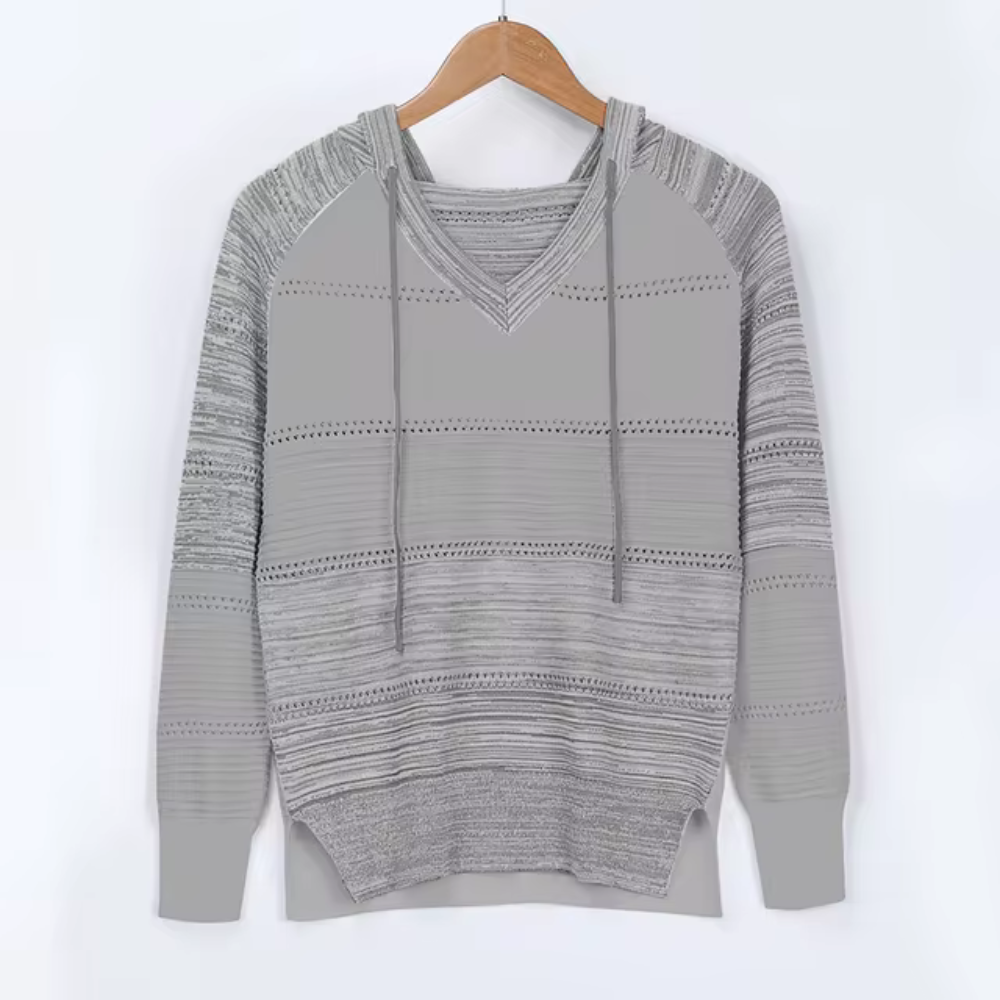 Stilla | Stribet Pullover med Løst Design