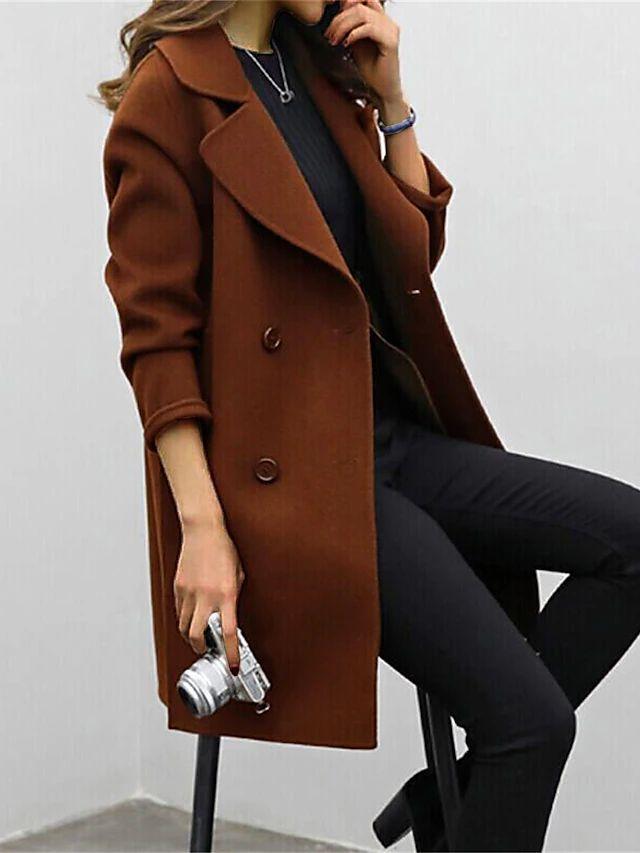 Stilla | Klassisk Sort Trenchcoat til Kvinder Stilfuld Vinter Elegance