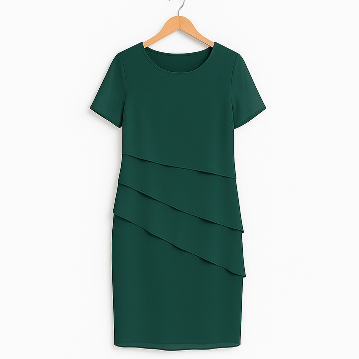 Stilla | Lagdelt Chiffonkjole
