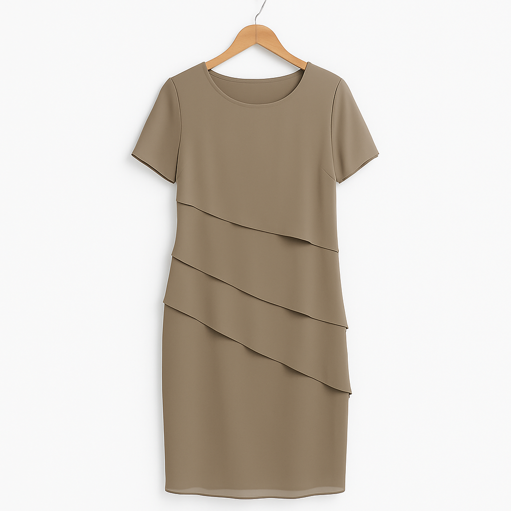 Stilla | Lagdelt Chiffonkjole