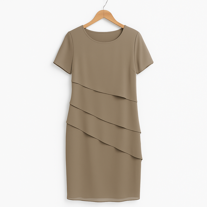 Stilla | Lagdelt Chiffonkjole