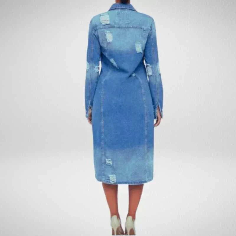 Stilla | Trenchcoat Stilfuld Longline-Trenchcoat til hverdagen