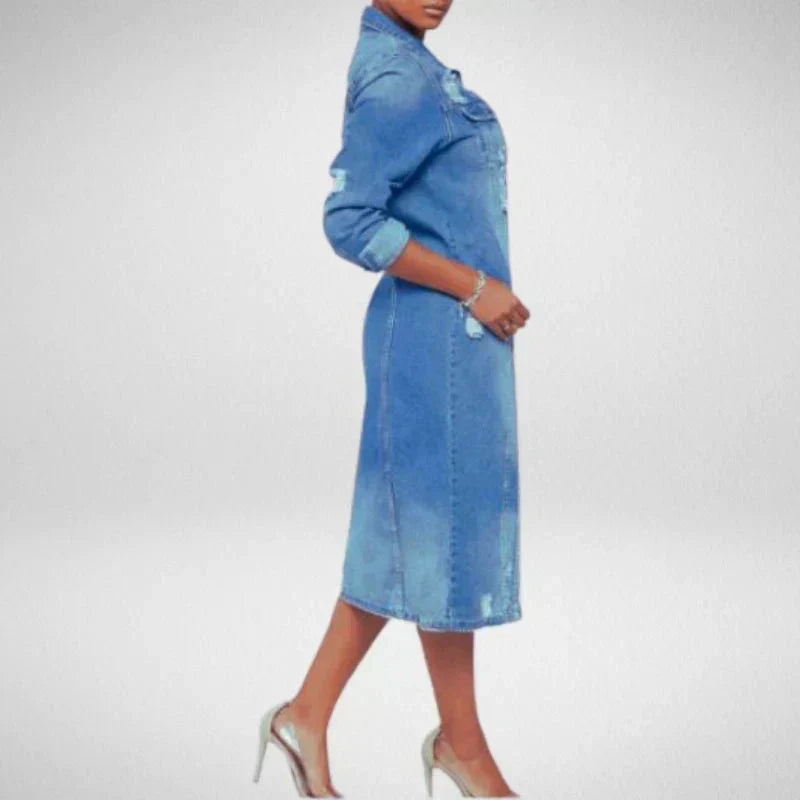 Stilla | Trenchcoat Stilfuld Longline-Trenchcoat til hverdagen