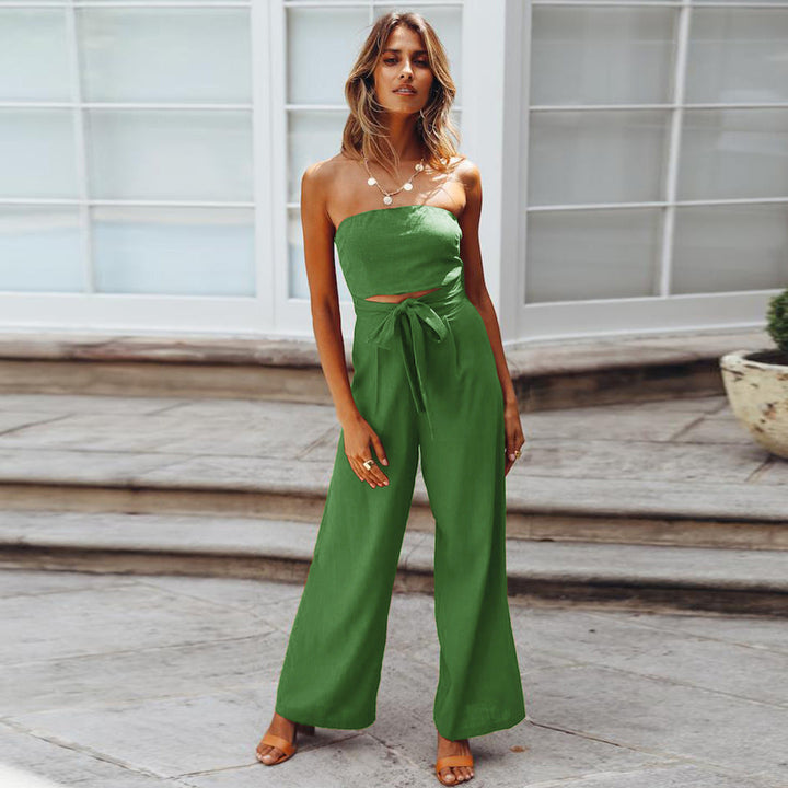 Stilla | Elegant Overall med Sløjfe