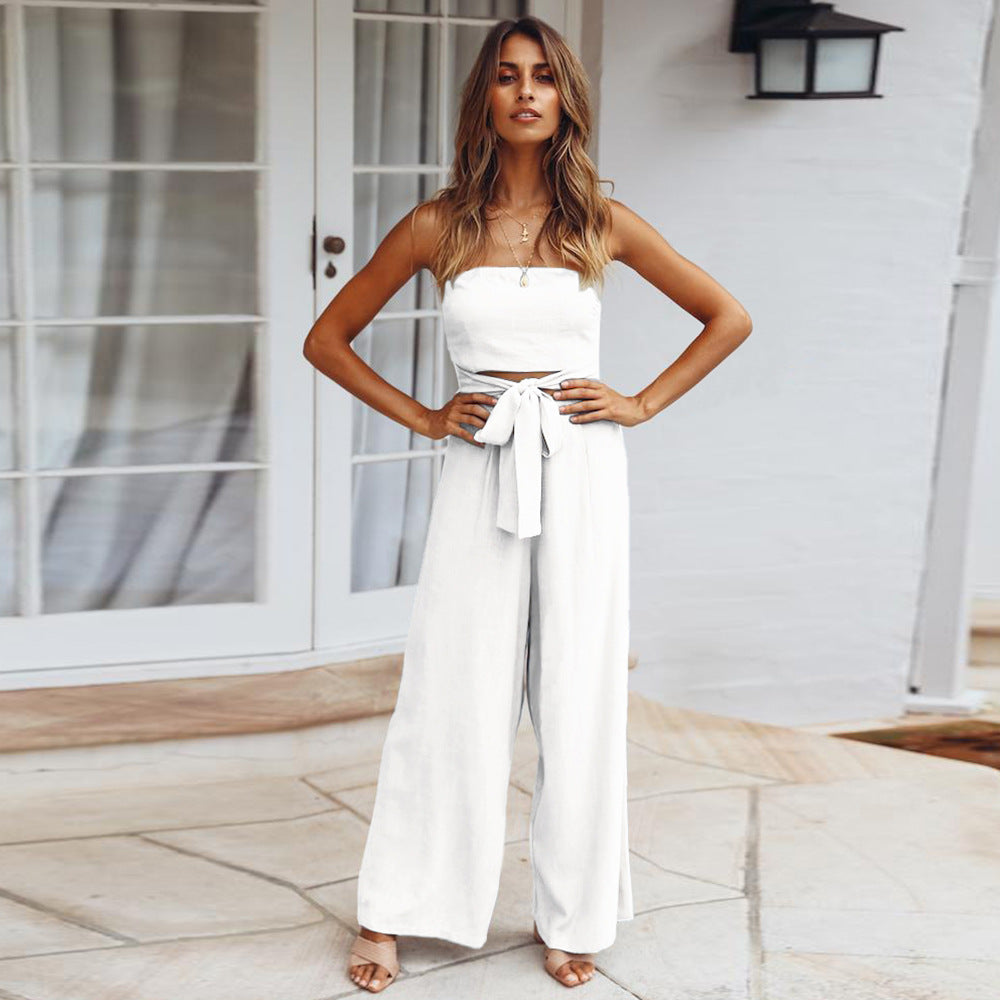 Stilla | Elegant Overall med Sløjfe