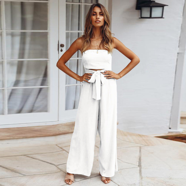 Stilla | Elegant Overall med Sløjfe