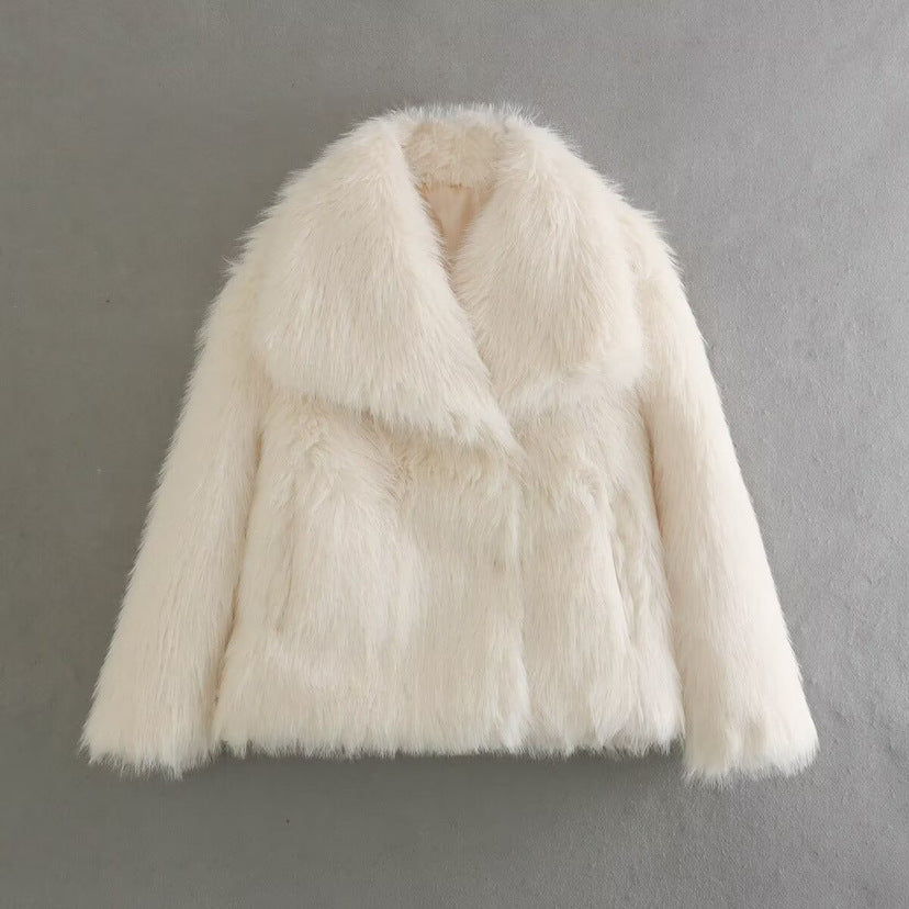 Stilla | Elegant Jakke Af F Faux Fur